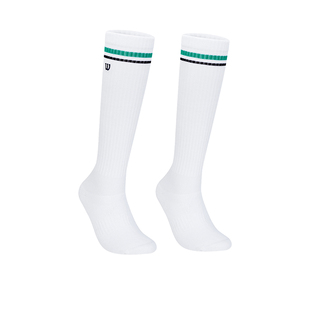 Wilson威尔胜官方女士条纹时尚高弹舒适及膝袜长袜网球运动袜子