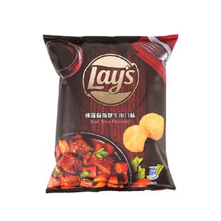 Lay’s乐事佛罗伦萨炖牛肉/酸奶油洋葱味薯片办公室零食凑单小吃