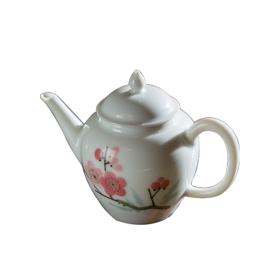 朱炳仁铜X贵山窑 7501瓷泡茶壶单壶家用水壶手工圆球壶