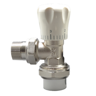 铜温控阀暖气片角阀PPR直阀门4分6分1寸截门内外丝球阀盾运Dunyun