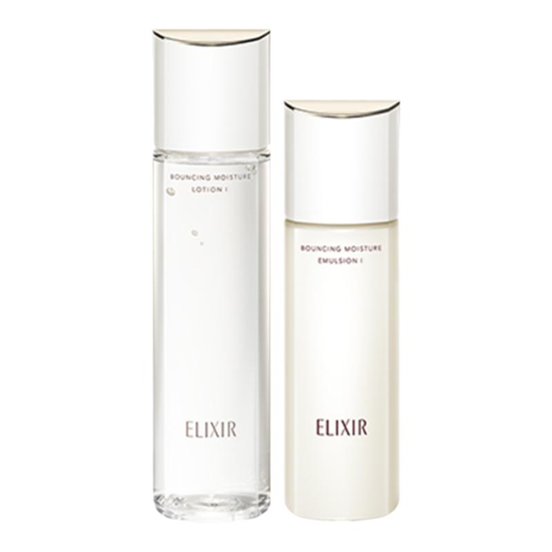Elixir怡丽丝尔胶原水乳弹润紧致抗皱美白套装持证美白面部正品