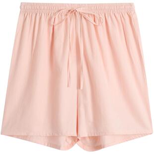 美标春夏女士纯棉三分睡裤可外穿家居单裤全棉质打底休闲居家裤子