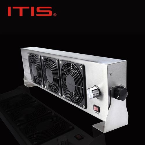 一致悬挂式三头不锈钢风机大风量离子风机除静电机卧式离子风扇