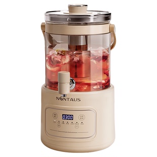 金正水龙头养生壶2025新款全玻璃花茶桶大容量烧水壶煮茶恒温壶