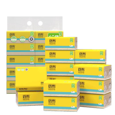 斑布本色100抽3层抽纸