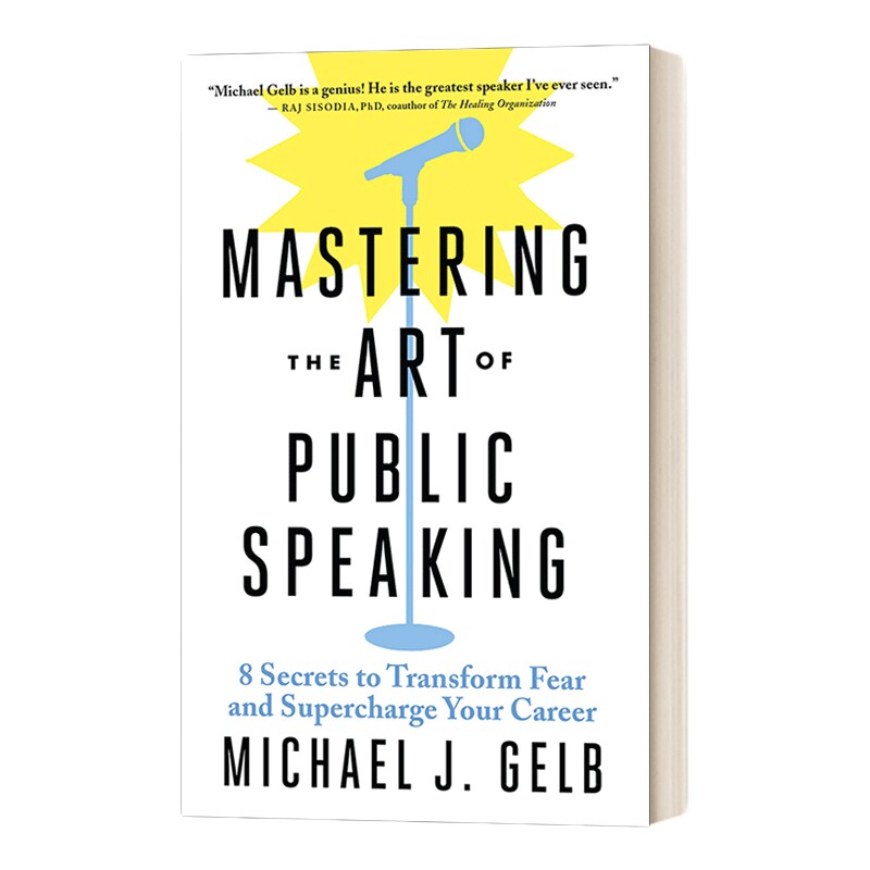 英文原版 Mastering the Art of Public Speaking 掌握公众演讲的艺术 英文版 进口英语原版书籍