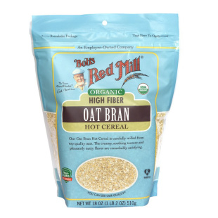 包邮美国鲍勃Bob's Red Mill OAT BRAN高纤纯燕麦麸皮燕麦糠代餐