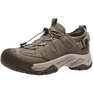 骆驼男鞋2026夏季新款透气舒适网面鞋抓地城市户外防撞徒步登山鞋