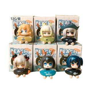 明日方舟手办 6款一代游泳圈沙滩派对 扭蛋盲盒 手游模型汽车摆件