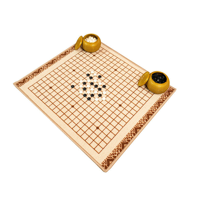 赛和超大号围棋地毯黑白围棋豪华亲子游戏毯儿童五子棋游戏地垫