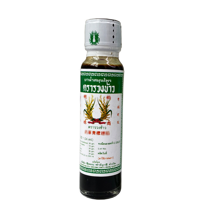 泰国稻穗青草油青草药膏消中提神醒脑蚊子叮咬头晕24ml