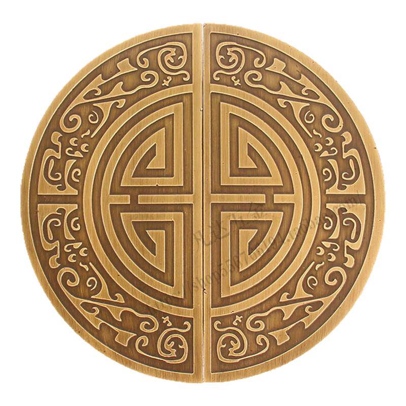 凡达黄铜柜门中式黄铜加厚