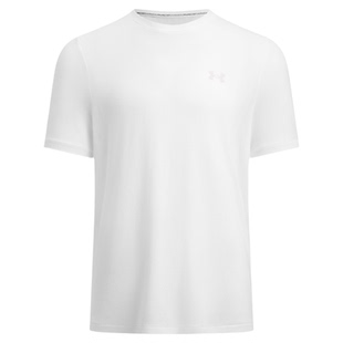 安德玛官方UA Seamless 男子跑步运动反光舒适柔软短袖T恤1375692