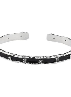 冷淡风轻奢黑色星辰手镯高级感