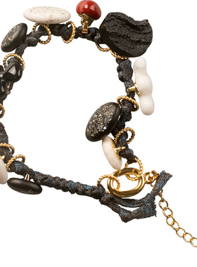 宫之词 原创设计个性小众编织亚麻绳结手饰手串女