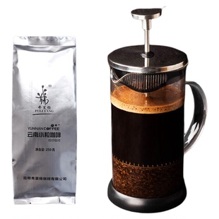 意式风味咖啡豆研磨粉研磨手磨纯咖啡豆粉500g阿拉比卡纯黑咖啡粉