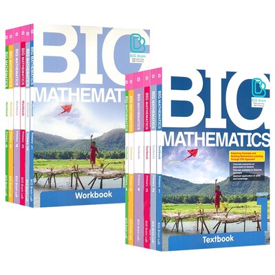 SAP Big Mathematics Primary 1-6 新加坡数学 大大数学 小学1-6年级 数学基础提升 CPA教学法  教材练习 英文原版进口图书