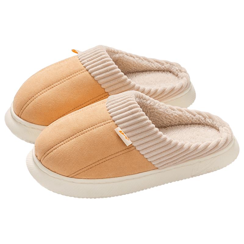 回力棉拖鞋女士冬季拖鞋家居保暖防滑厚底居家室内软底棉鞋男冬天