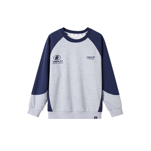 小猪托尼胖童装男童加绒卫衣秋冬款加厚保暖中大童加肥针织棉上衣