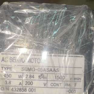 溢价-安川伺服电机SGMG-05ASAAS，件，450W 20