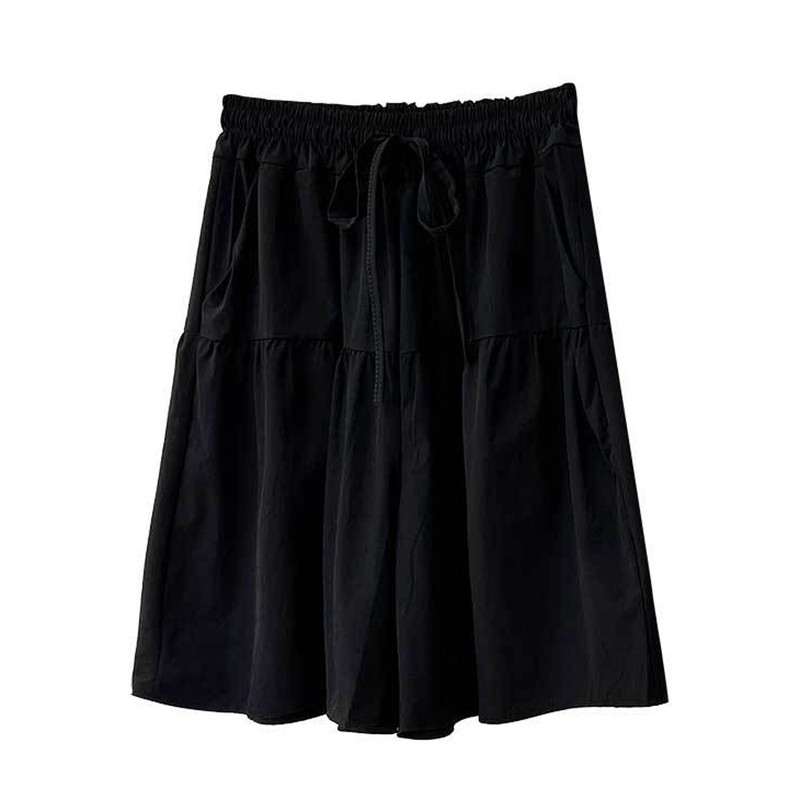 阔腿裤女垂感休闲五分裤高腰裤裙