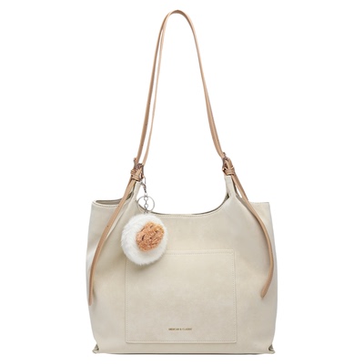 稻草人大容量简约时尚托特包