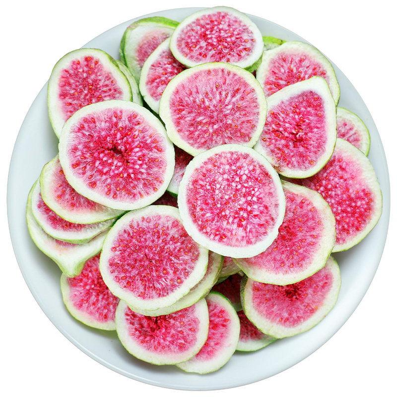 冻干无花果片雪花酥蛋糕装饰果干
