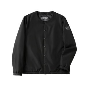 日系复古轻薄叠穿无领棉服外套男冬季棉袄夹克外贸男装短款棉衣