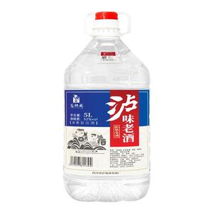 泸州纯粮食白酒52度5L清香型散酒