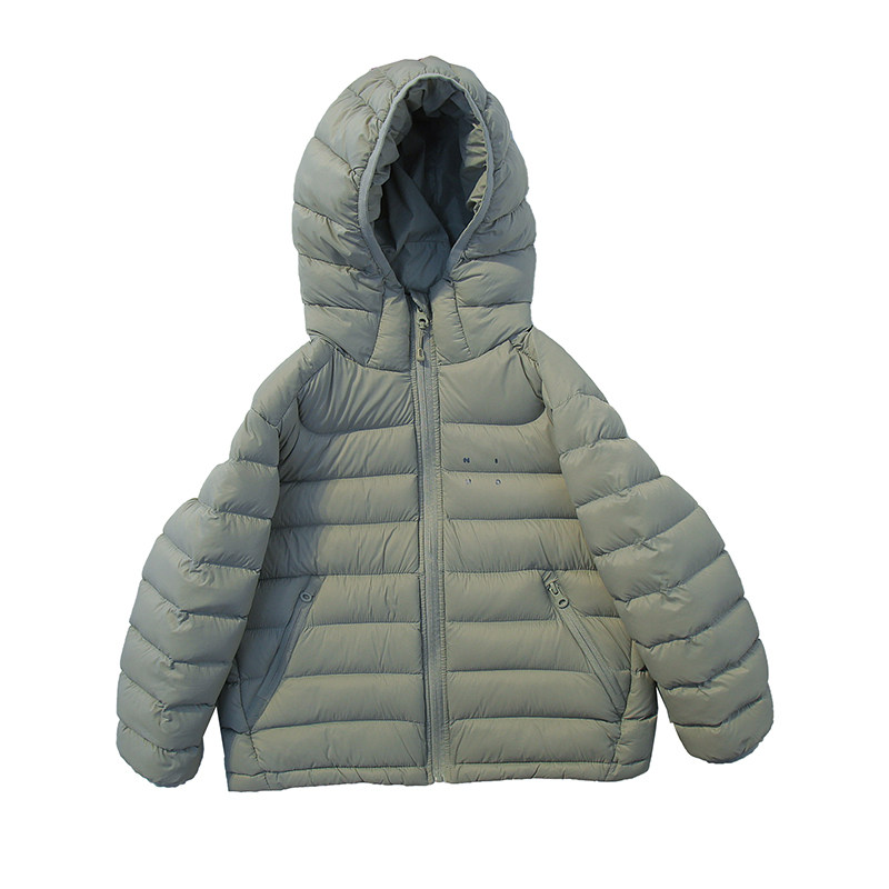 牛哆哆童装儿童90白鸭绒连帽羽绒服25冬新品男女童轻薄外套55113