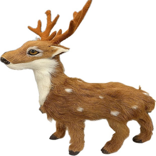 进口整张郊狼皮加拿大郊狼床边毯皮草家居摆件装饰品坐垫DIY手工