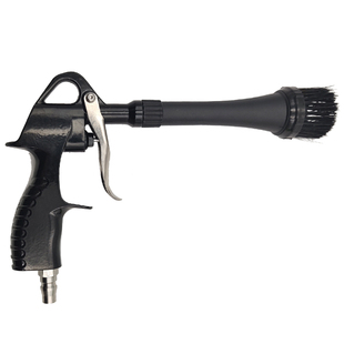 龙卷风吹尘吹气枪毛刷头内饰清洗枪风口除尘旋转款吹水吹灰清洁枪