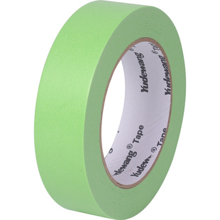 弱粘性美纹纸和纸胶带艺术漆乳胶漆硅藻泥分色纸低粘性无痕不伤墙喷漆遮蔽绿色美纹纸不掉漆纸胶带长50米