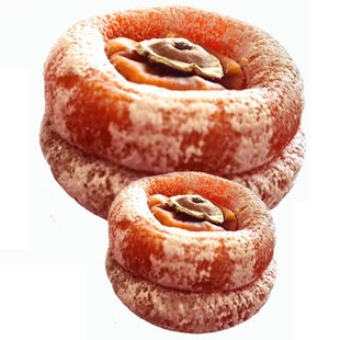 富平吊柿饼合儿饼特大陕西特产精选520克圆饼霜多软甜洋阳柿子饼