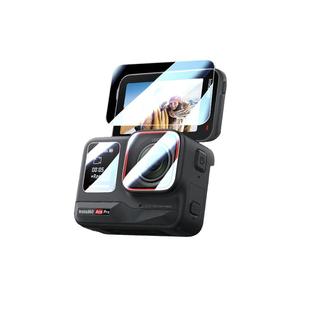 JJC适用影石insta360Acepro2 GO3 X5 X4 Ultra钢化膜配件镜头贴膜Ace pro一代二代前屏幕膜 镜头膜后屏膜玻璃