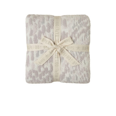 Barefoot Dreams CozyChic Snakeskin Throw 奶油色毛毯REVOLVE小