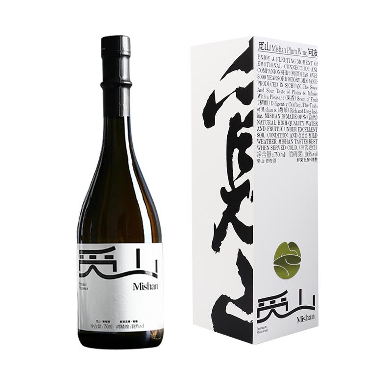 覓山青梅酒750ml果酒禮盒10.5度梅子鮮果發(fā)酵低度微醺果酒伴手禮