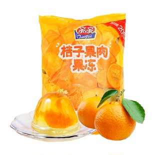 亲亲桔子0脂杯装果肉果冻大袋装婚庆喜糖果休闲儿童学生零食小吃