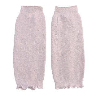 珊瑚绒护膝袜子女式夏季加厚长筒袜套保暖老寒腿女士关节防寒护套