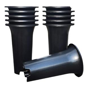 5/10个加高兰花盆长塑料专用盆透气兰草盆高种植盆育苗盆中吊挂盆