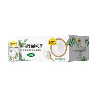 认养一头牛常温原味酸奶法式家庭量贩装学生早餐酸奶整箱