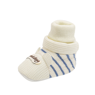 婴儿学步前鞋子软底春秋冬季0一1岁新生男女宝宝8-10个月不掉鞋袜