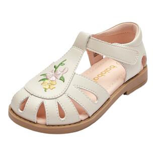 巴拉巴拉女童软底凉鞋宝宝防滑小皮鞋小童沙滩鞋子夏季新款儿童鞋