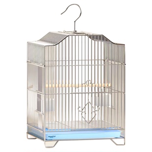 八哥笼鸟笼子专用鹩歌笼户外洗澡大型配件特大号豪华别墅家养笼子