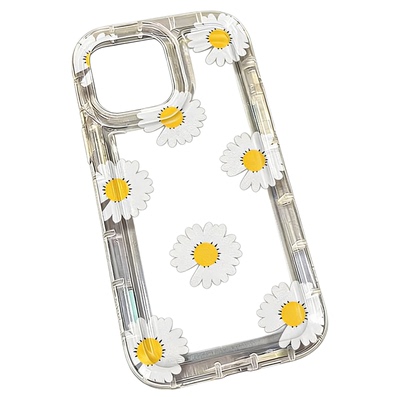 Beautiful flower clear soft case适用 iphone 11 12 13 14 15 16 17 pro max XR XS MAX 7 8 PLUS