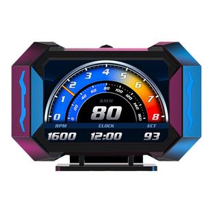 车载hud抬头显示器 多功能液晶智能汽车obd仪表显示器坡度仪油耗