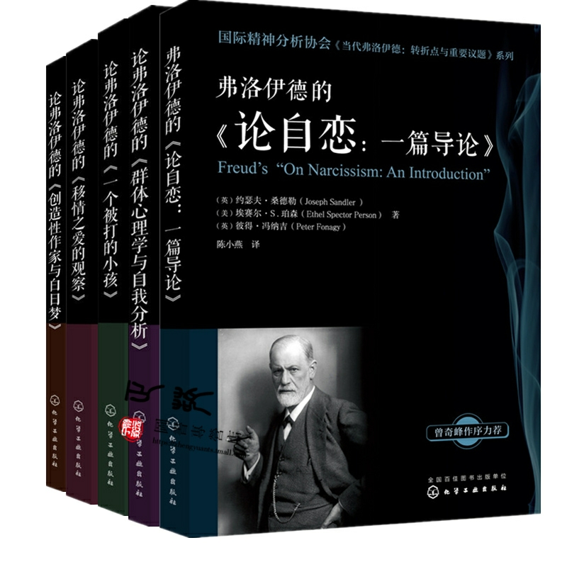 全5册 国际精神分析协会IPA 第一辑 论弗洛伊德的群体心理学与自我分析 一个被打的小孩 移情之爱的观察 论自恋精神分析心理学书籍