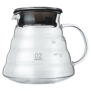 HARIO日本玻璃手冲咖啡壶 云朵分享壶v60滤杯滴滤壶套装家用
