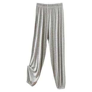 莫代尔灯笼裤女春夏薄款运动休闲大人冰丝防蚊裤阔腿瑜伽舞蹈束脚