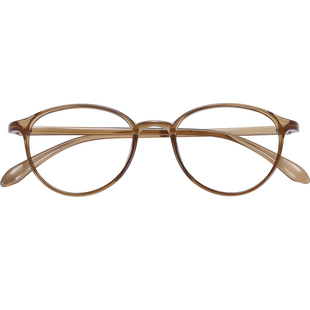 欧阳娜娜同款眼镜素颜茶色女近视可配高度数超轻椭圆小框小脸镜架